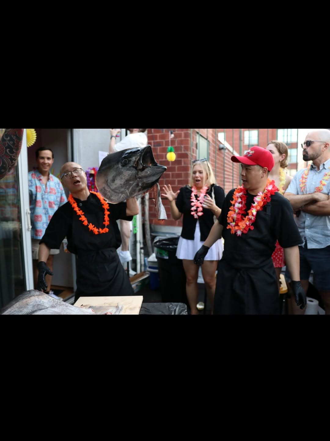 Tuna carving ceremony